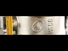 Van gas tay gạt đồng thau ren trong X ren trong ren dài 5 Bar 1/2 inch