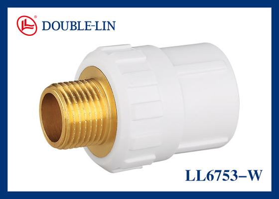Cút nối PPR bằng đồng thau đực từ 1/2" đến 2" dùng cho hệ thống kiểm soát nước gia đình