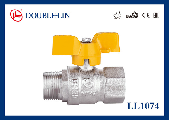 Đàn ông X Phụ nữ Long Thread 72.5 PSI Brass Gas Valves