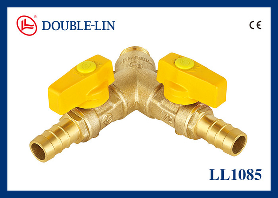 Đàn ông X nối ống ống đôi HPB 57-3 Valve khí hai chiều
