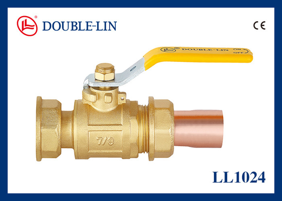 Van gas ren ren bằng đồng thau 7/8" x 28mm
