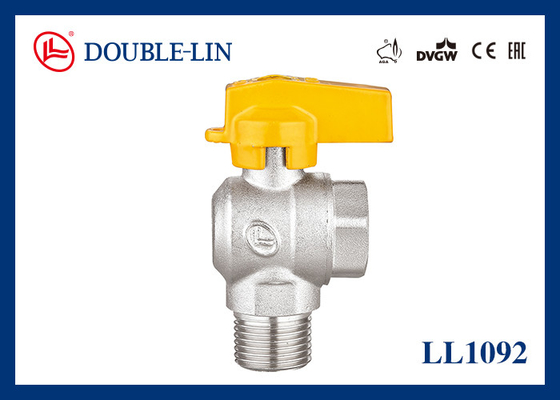 Van bi gas đồng thau M3/4" x F3/4" Male x Female EN331
