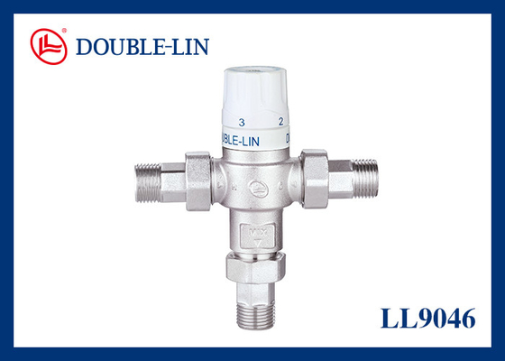 Van trộn nhiệt tĩnh có thể điều chỉnh chống quy mô 16 Bar 38 °C-65 °C