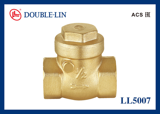 Brass Swing Check Valve 1/2" to 4" ISO228 Thread 232 psi