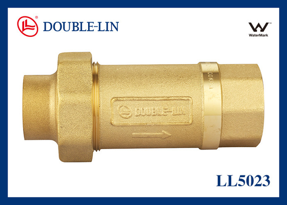 Ventil kiểm tra kép bằng đồng 3/4 "x 3/4" DIN259 Thread 16 Bar 120 °C