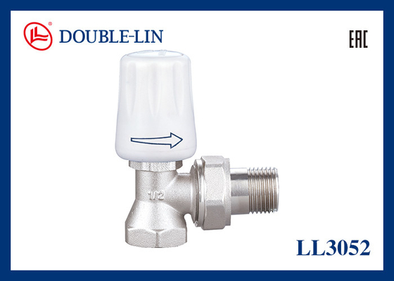 Van góc bộ tản nhiệt 1/2" 3/4" Kích thước ren BS2779 từ 32℉ đến 248 ℉ Nhiệt độ làm việc