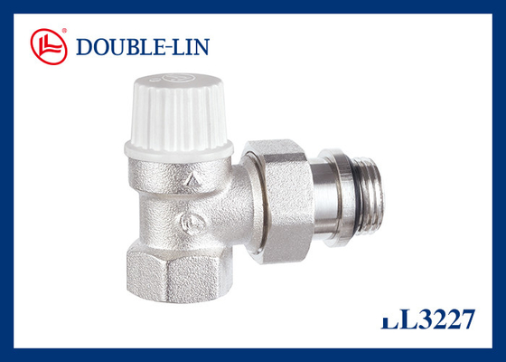 Manual Radiator Valve Angle Type 145psi 32°F đến 248°F áp suất làm việc BS2779 Thread