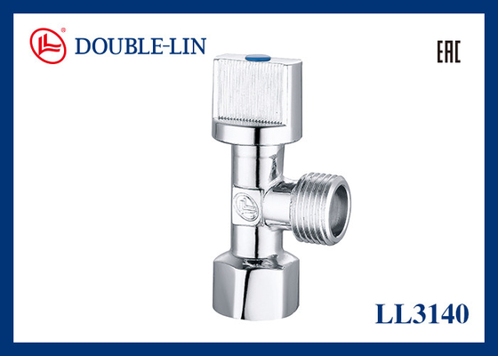 High-density forging brass angle valves with slow opening design and working pressure up to 10bar