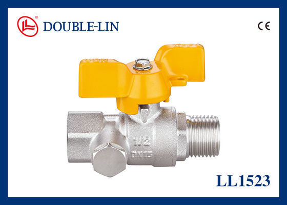 T xử lý dài sợi nam X nữ 1 inch khí van quả bóng
