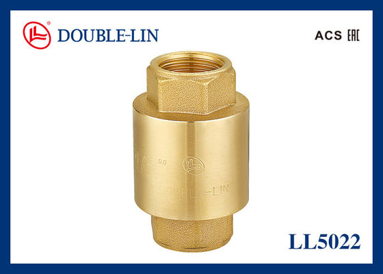 Van một chiều lò xo ren DIN259 2" ren trong X ren trong bằng đồng thau