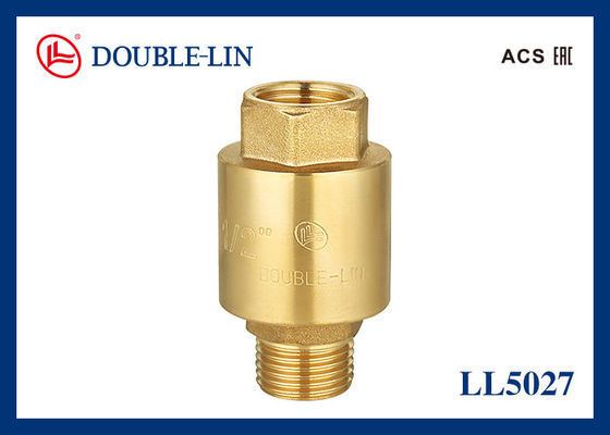 Van kiểm tra lò xo bằng đồng thau NBR 1/2" ren trong x ren ngoài