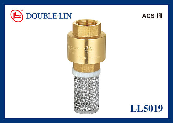 16 Bar 1" Brass Foot Valve