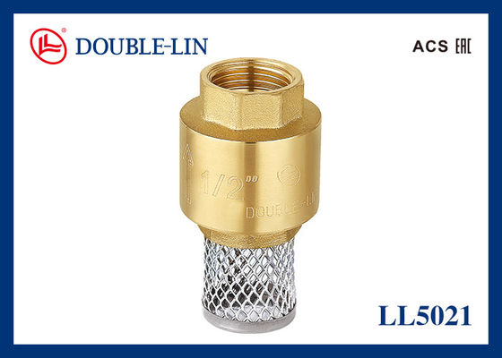 Van bi một chiều lò xo bằng đồng thau BS2779 4 inch