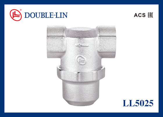 ISO228 Thread nữ X nữ 1/2" đồng T Strainer