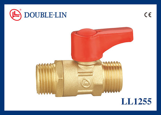 Van bi mini bằng đồng thau 25 Bar Nam X Nam màu Đồng thau
