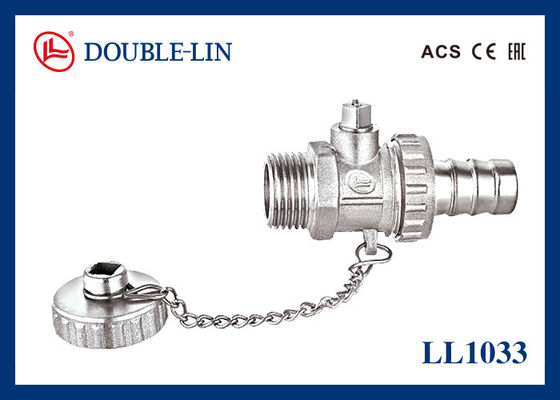 Chìa khóa nắp On Off hoạt động HPB 57-3 Brass Drain Ball Valve