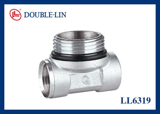 F1/2" × F1" × F1/2" Water Female Tee Connector
