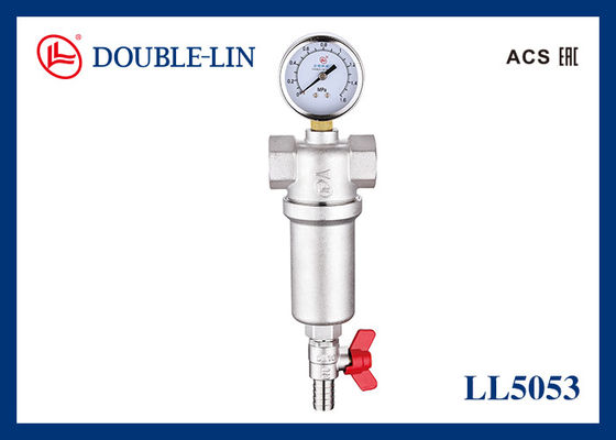 Lọc rác tự làm sạch bằng đồng thau ren trong 3/4"