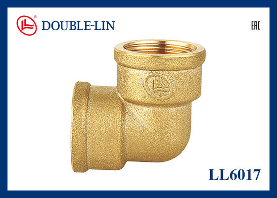 Phụ nữ X khuỷu tay phụ nữ 1/4 "Brass Threaded Fittings