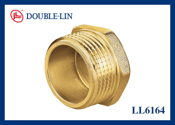 DIN 259 Thread 1 inch Nam x Nam Brass End Cap