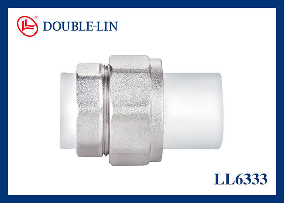 Phụ kiện ren đồng PPR nối kép 63mm