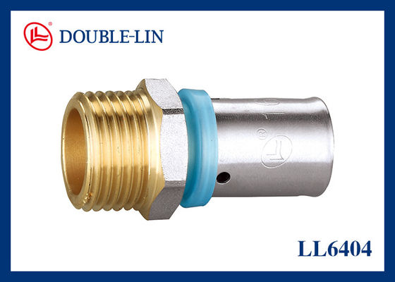 Đầu nối thẳng ren ngoài đồng thau 1 inch