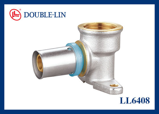 ISO228 Thread HPB 57-3 Đồng Wall Plate Cúp tay