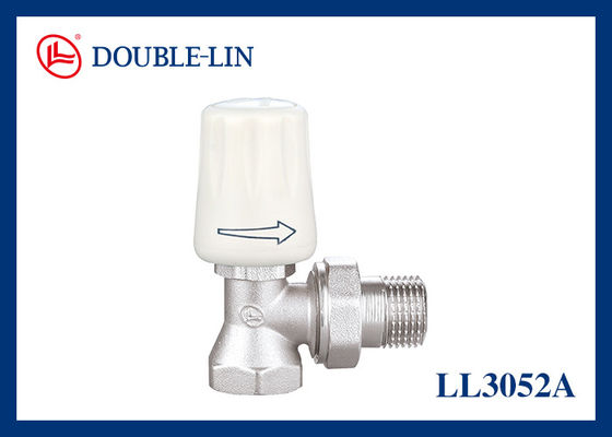 ISO228 Ventil tản nhiệt góc bằng đồng 3/4 "