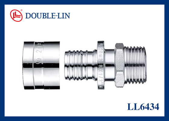 Đầu nối thẳng ren ngoài bằng đồng thau OEM 16×M3/4" cho ống Pex