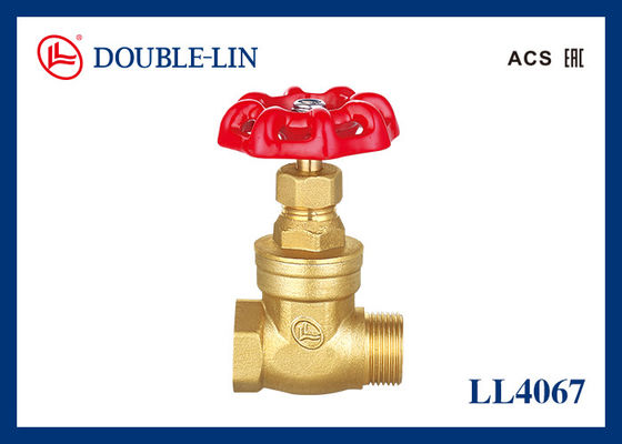 Thép đúc tay cầm 1/2 đến 1 inch đồng van cổng nữ X nam