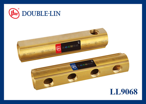 Khoảng cách trung tâm 50mm 1/2' 1" đồng Manifolds 16 Bar