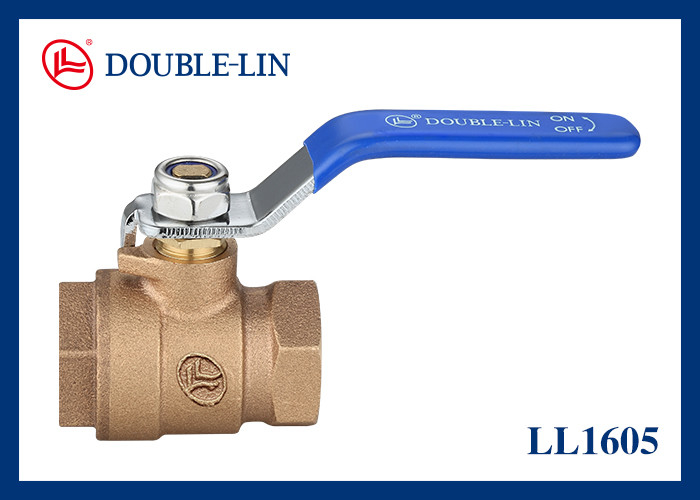 1/2" đến 4" Đồng van quả bóng Bsp / Npt vít thân nắp đầy đủ lỗ thổi ra bằng chứng