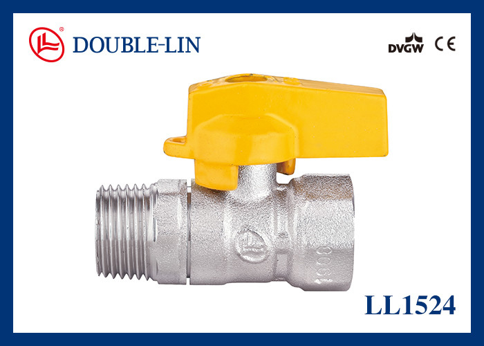 Van gas bằng đồng thau HPB 57-3 đực x cái 1/2" X 1/2"