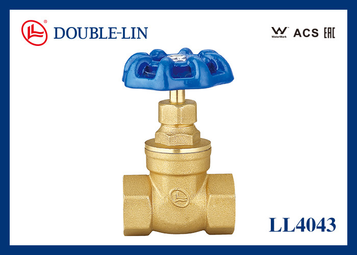 ISO228 Thread Brass Gate Valve HPb 57-3 Máy cầm sắt đúc cho công nghiệp