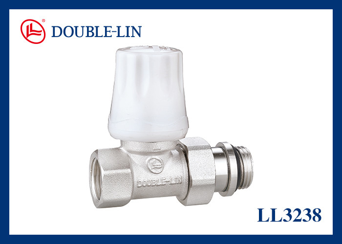 Ventil tản nhiệt bằng tay kiểu thẳng BS2779 Thread 32°F đến 248°F Nhiệt độ làm việc