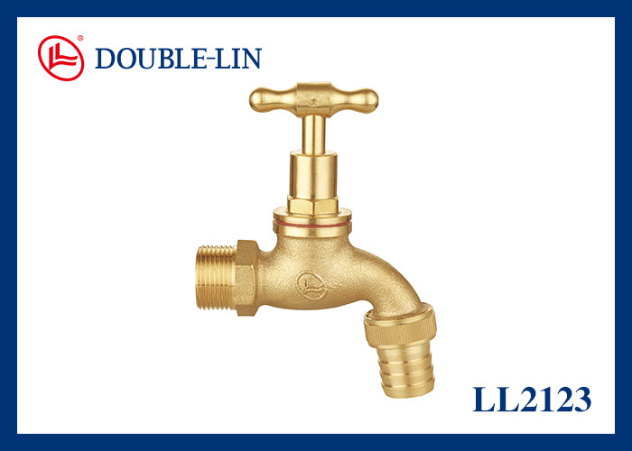 Bơm vòi stopcock bibcock Sand-Cast Slow Open Brass Handle để phân phối nước vườn