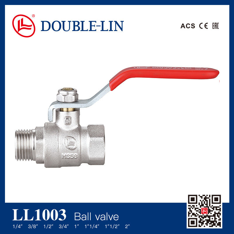 Van bi đẩy đồng thau 2 inch 362.5 psi, có gioăng chữ O kép