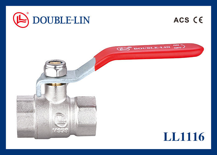 1/2 " đến 4 " nữ X nữ 16 Bar đồng van bóng với tay cầm đòn bẩy phẳng