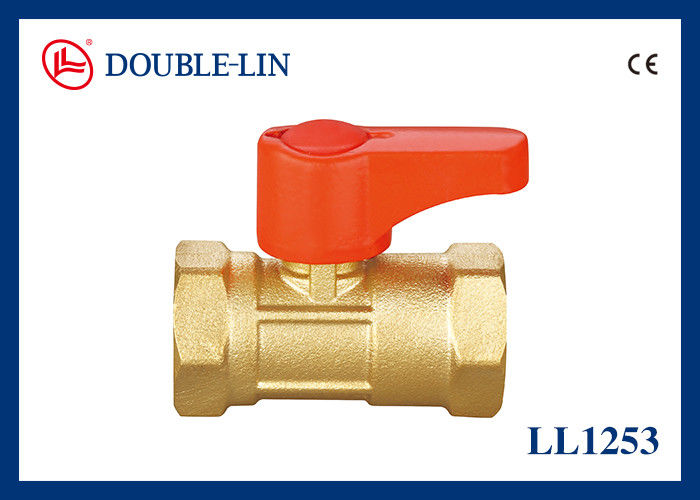 Van bi mini bằng đồng thau nữ X nữ 25 Bar màu đồng thau