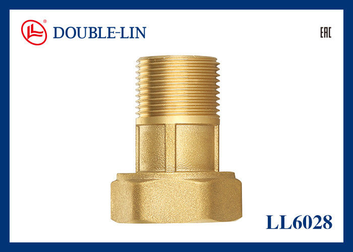 Đầu nối đồng thau đực x cái 1/2" đến 2" cho đồng hồ nước