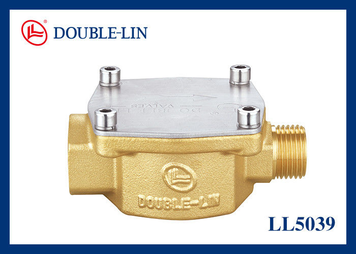 Lọc khí gas bằng đồng thau F3/4" x M1/2" có nắp bằng thép không gỉ 5 Bar